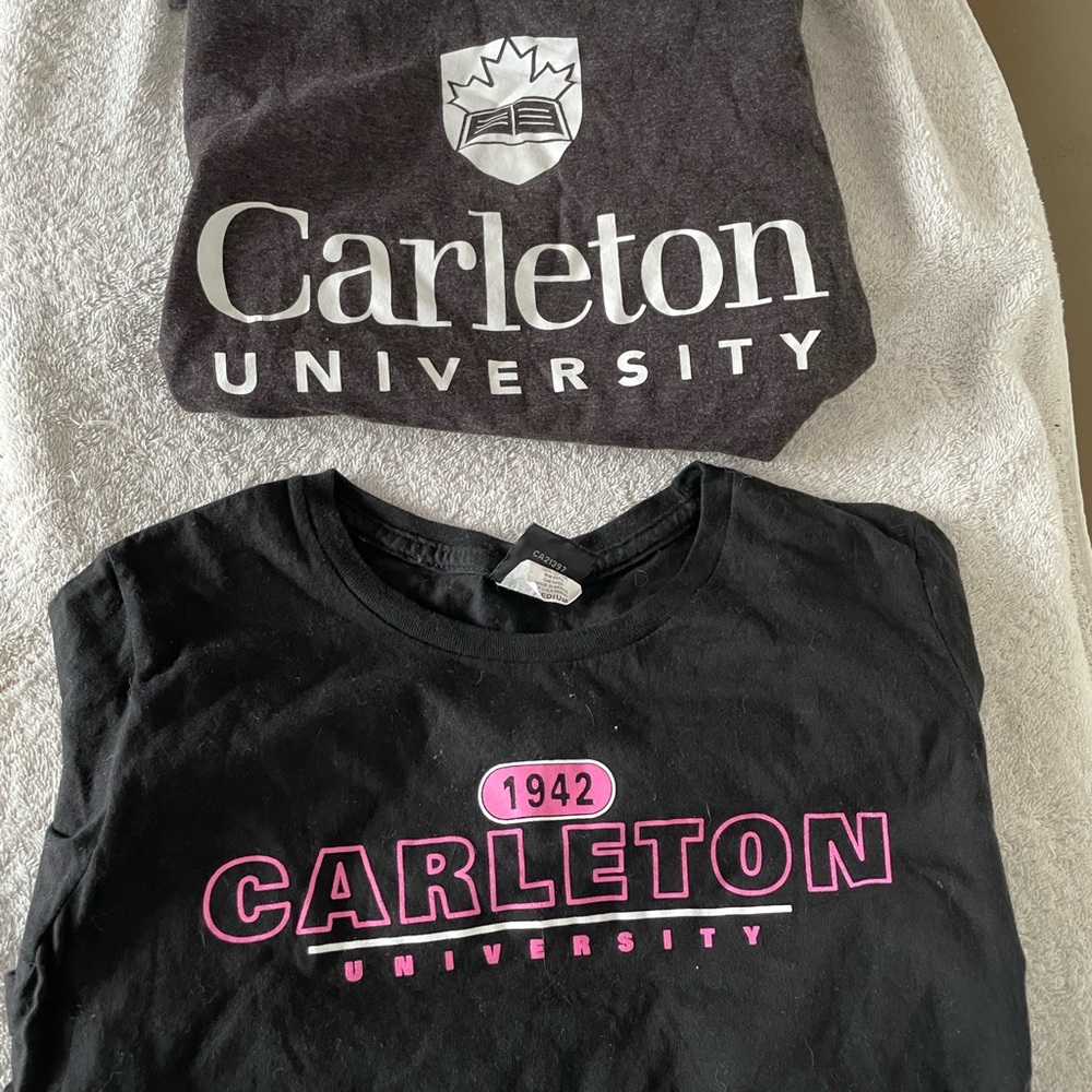2 Carleton University t-shirt